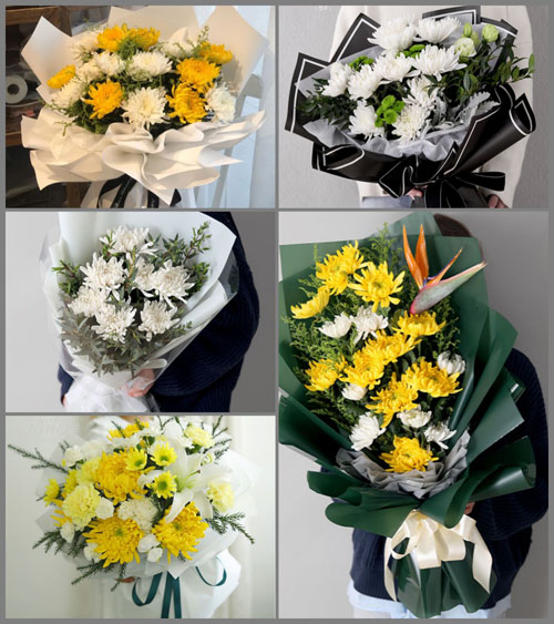 陕西渭南市大荔县段家镇白事花束代送